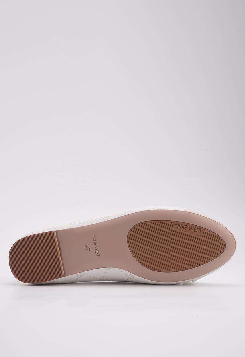 Nine West - Briss ballet flat monogram - off white