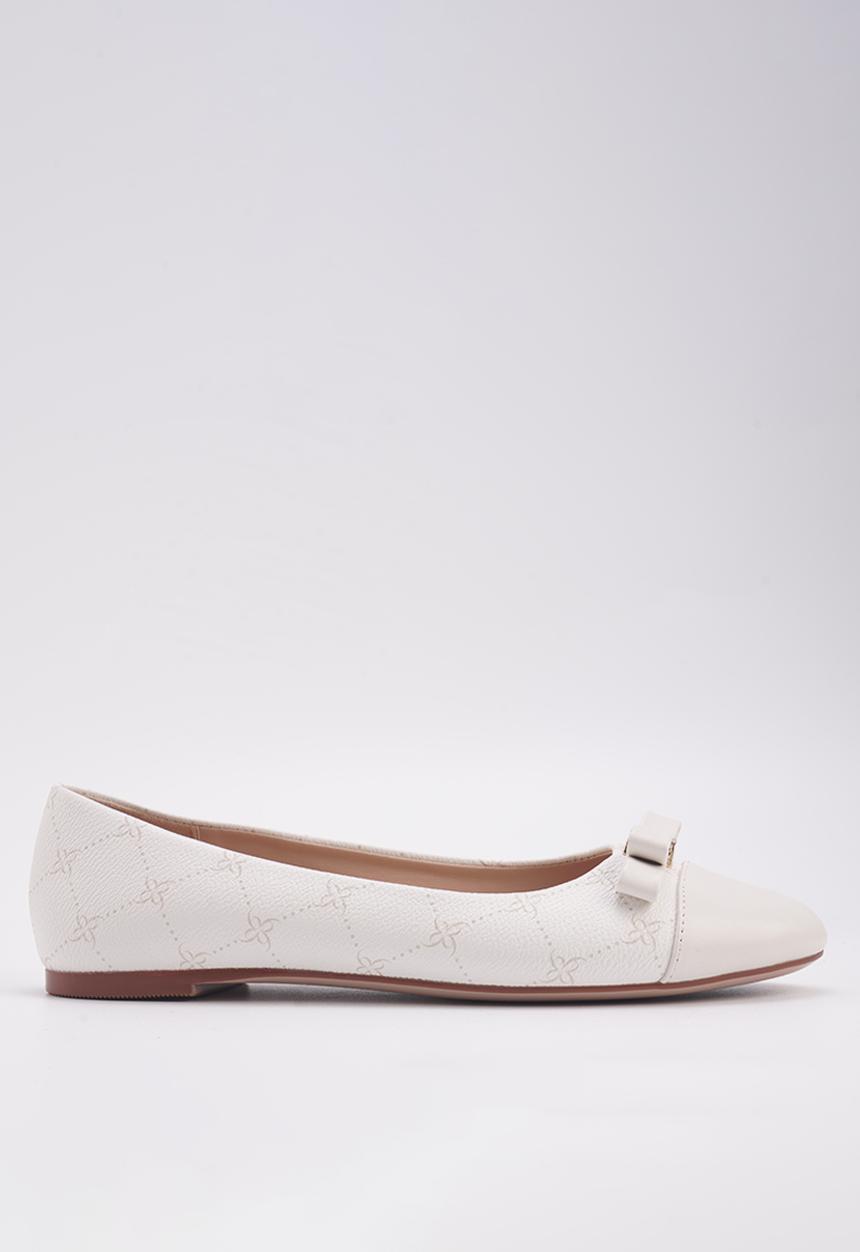 Nine West - Briss ballet flat monogram - off white