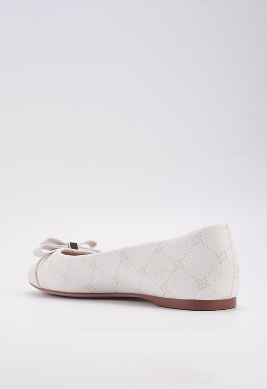 Nine West - Briss ballet flat monogram - off white