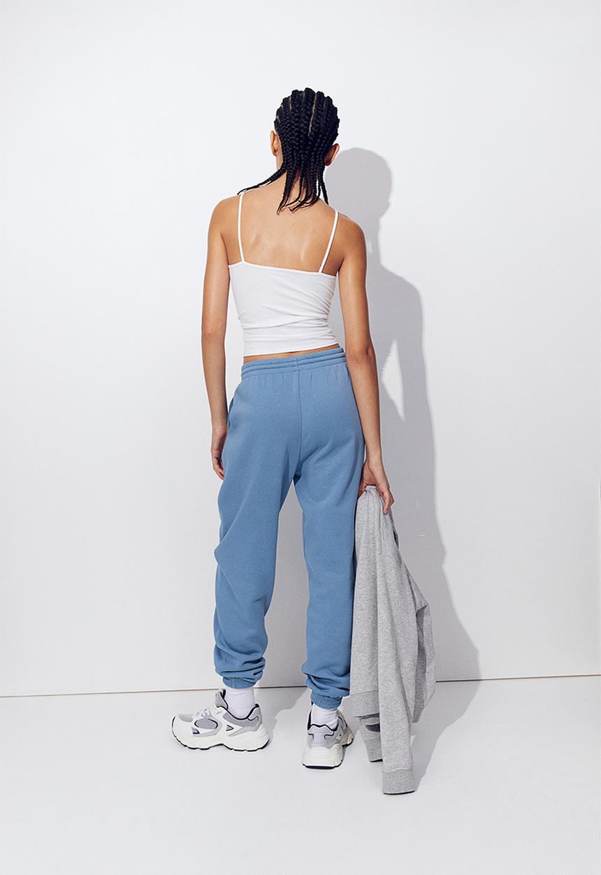 H&M - High-waisted joggers - blue