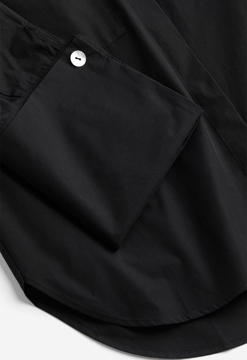 H&M - Oversized cotton shirt - black