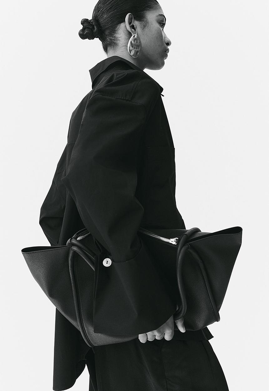 H&M - Oversized cotton shirt - black
