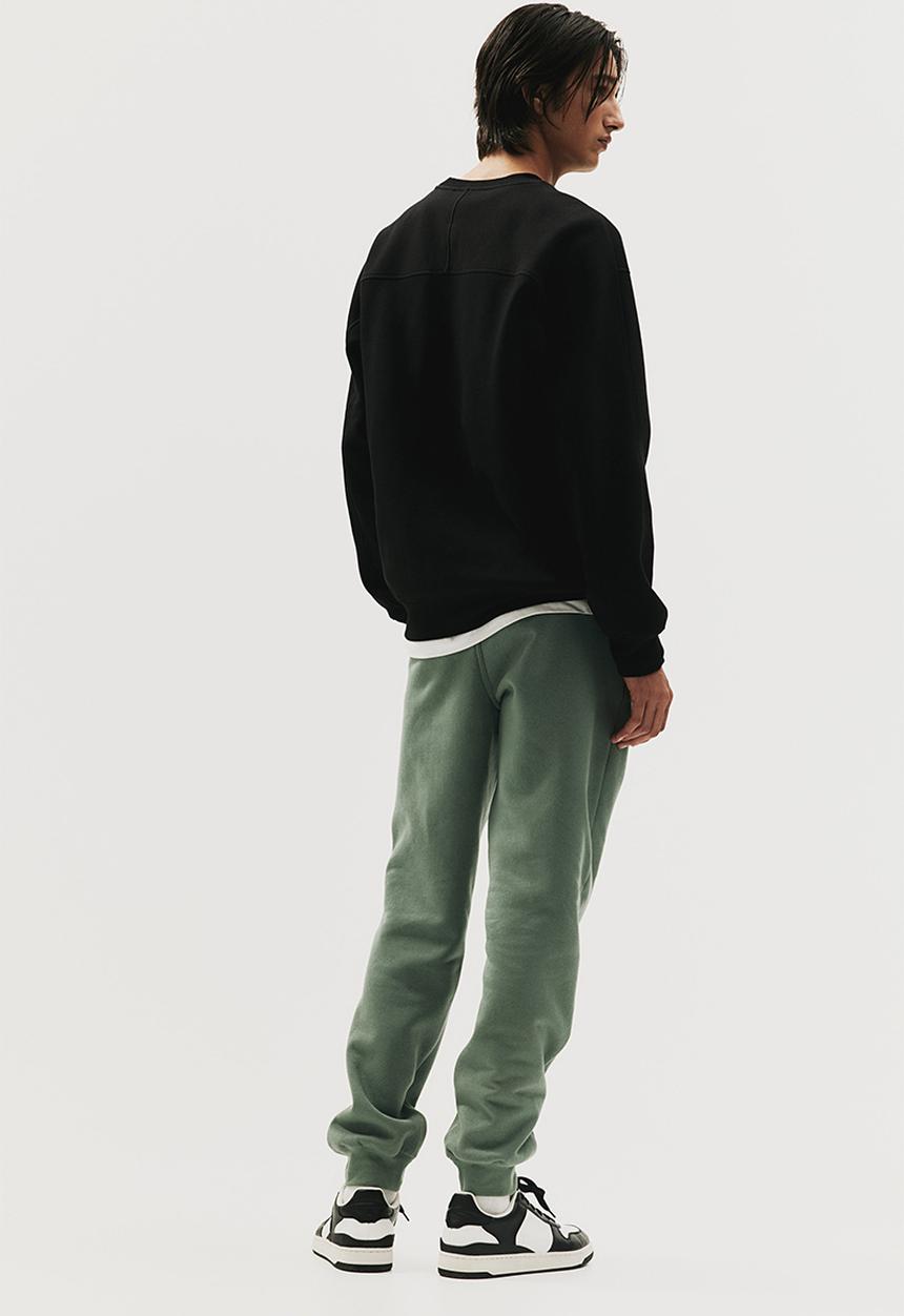 H&M - Regular fit sweatpants - khaki green