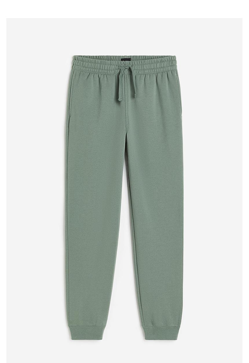 H&M - Regular fit sweatpants - khaki green