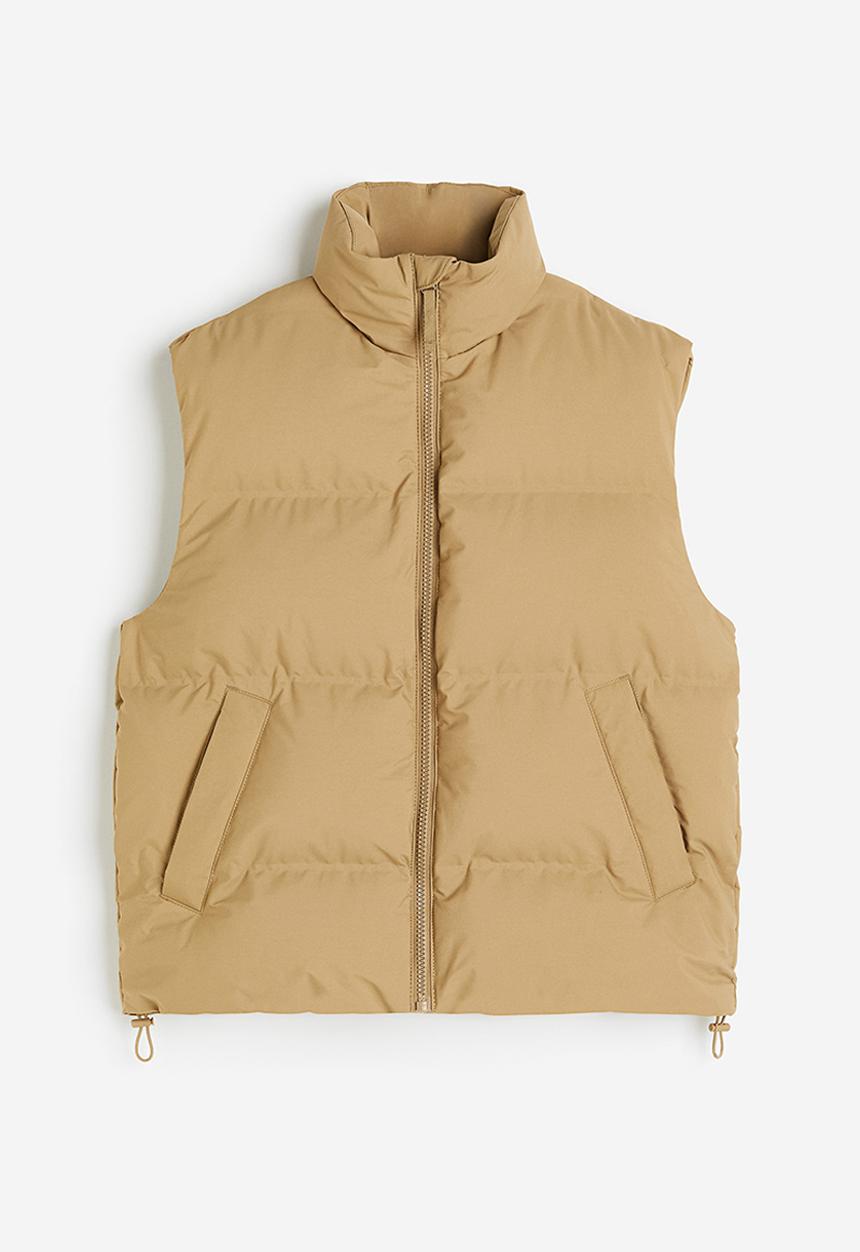 H&M - Water-repellent puffer gilet - beige