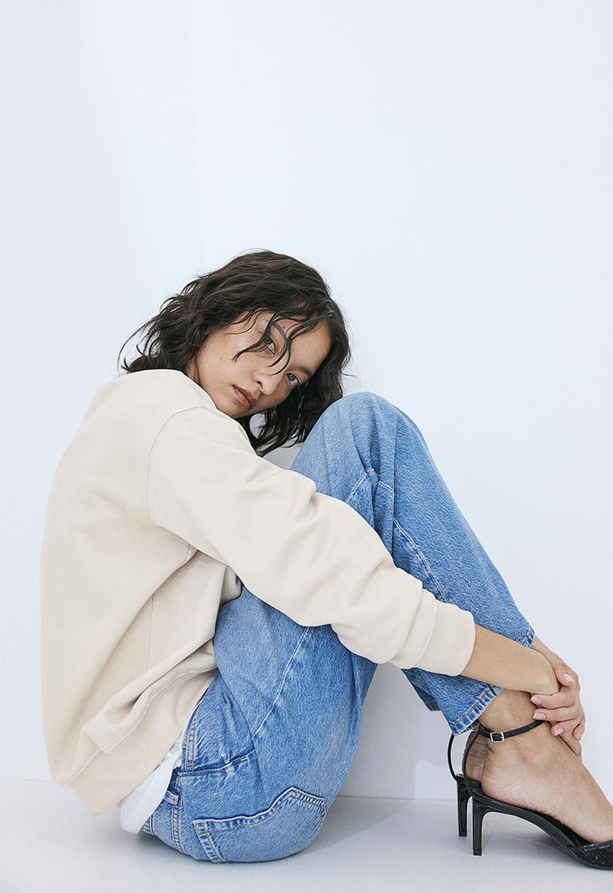 H&M - Sweatshirt - light beige
