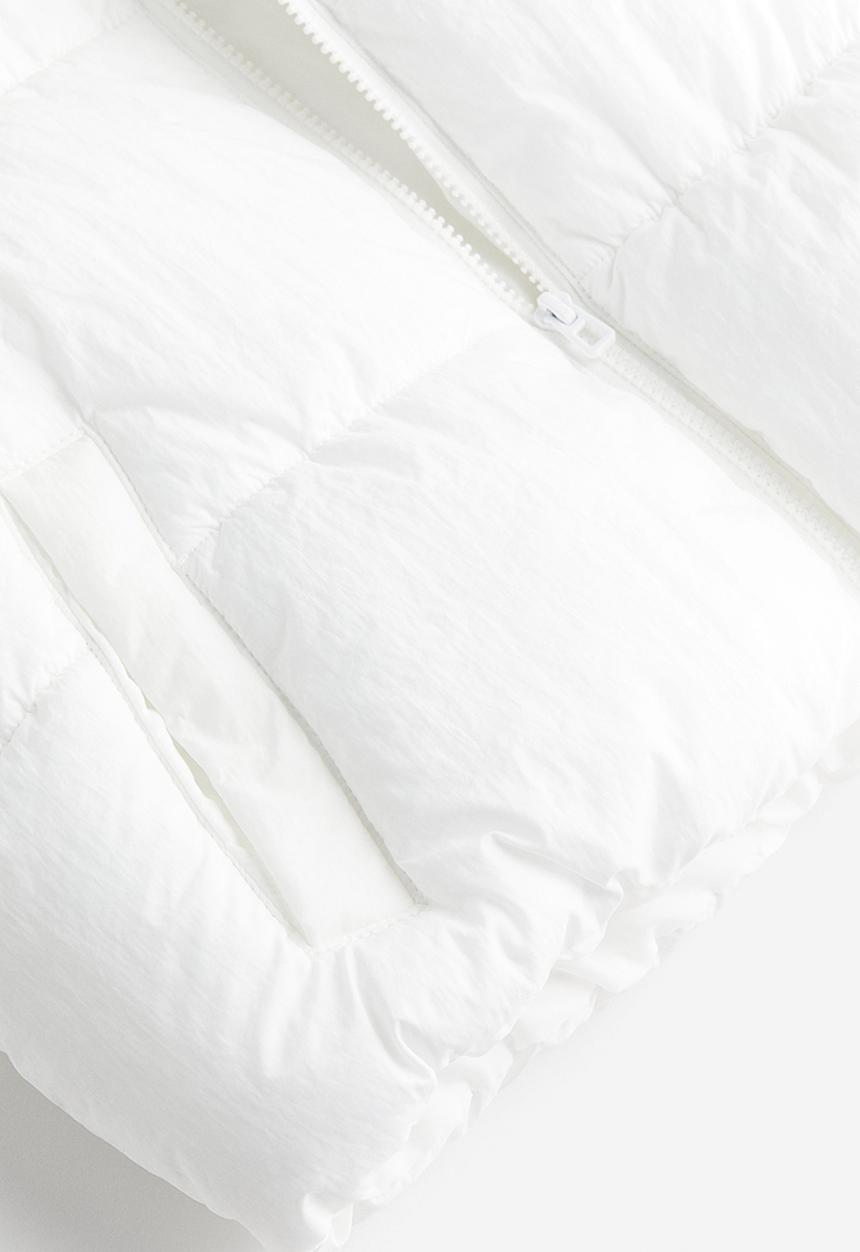 H&M - Puffer gilet - white