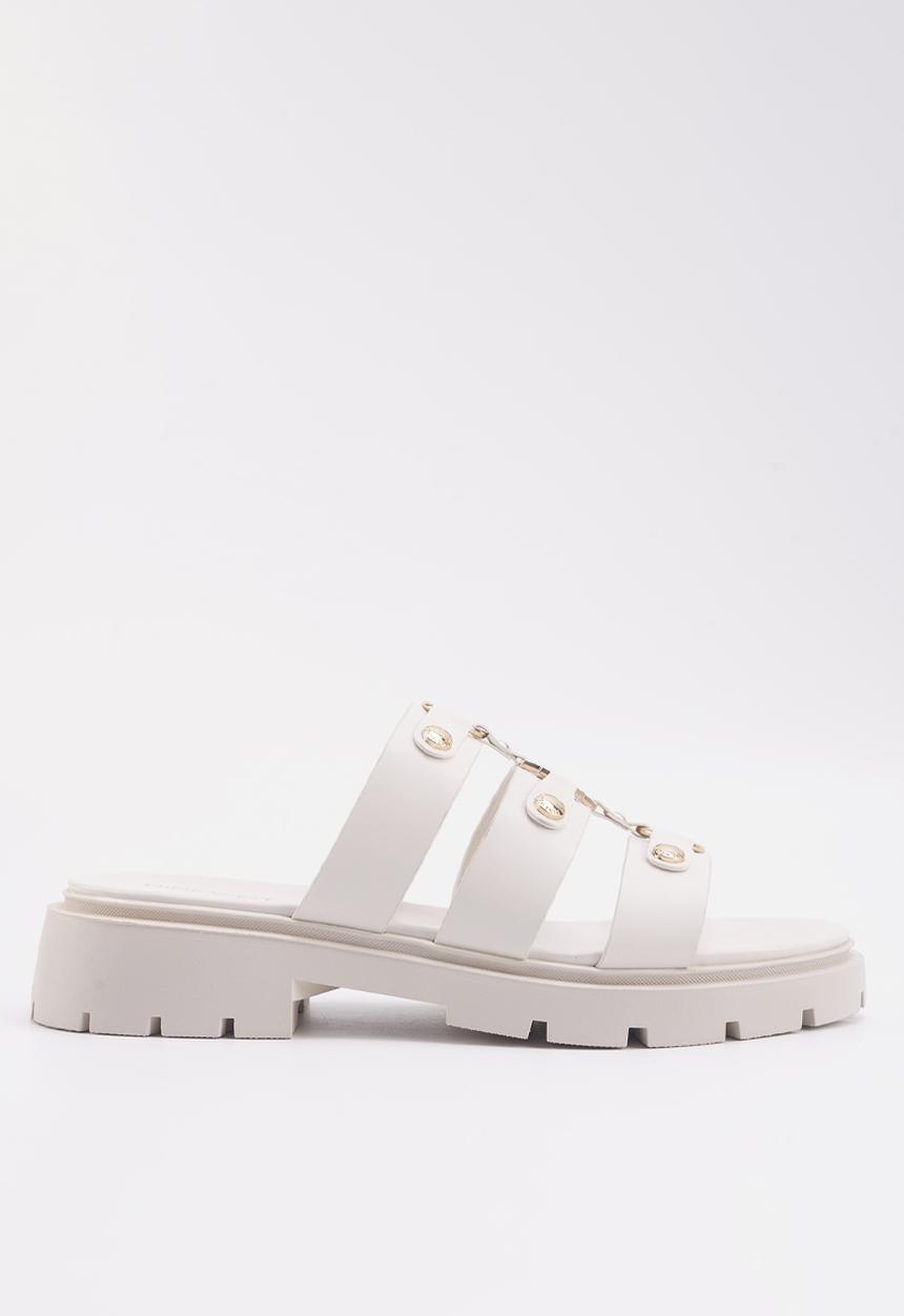 Nine West - Mint slip on sandal - off white