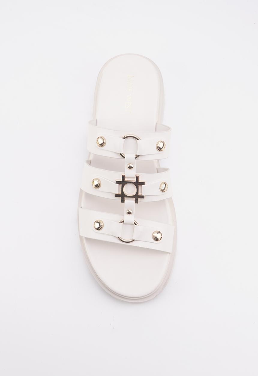 Nine West - Mint slip on sandal - off white