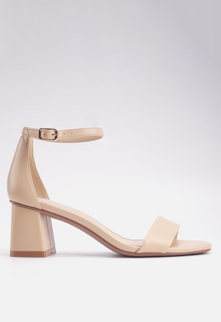 Nine West - Narla ankle strap block heel - sugar tan