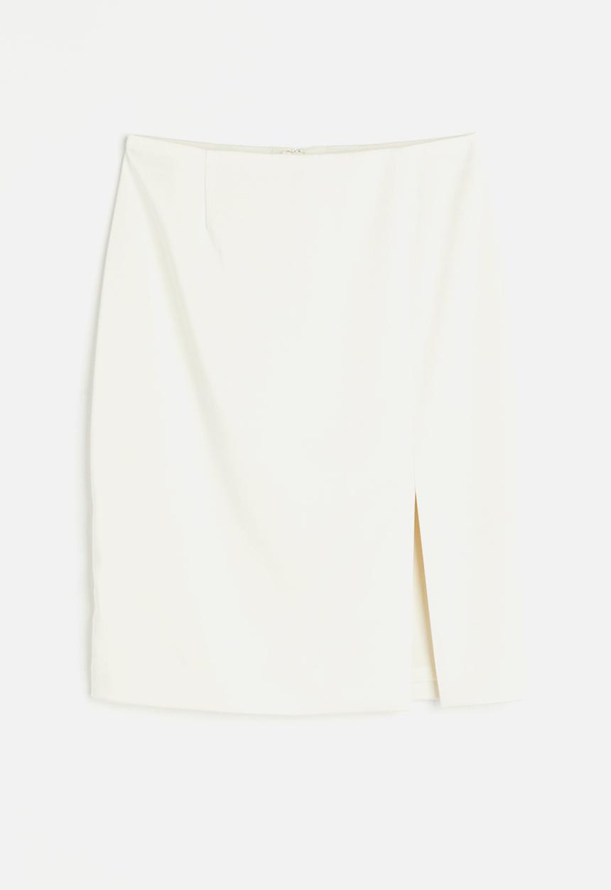 H&M - Pencil skirt - white