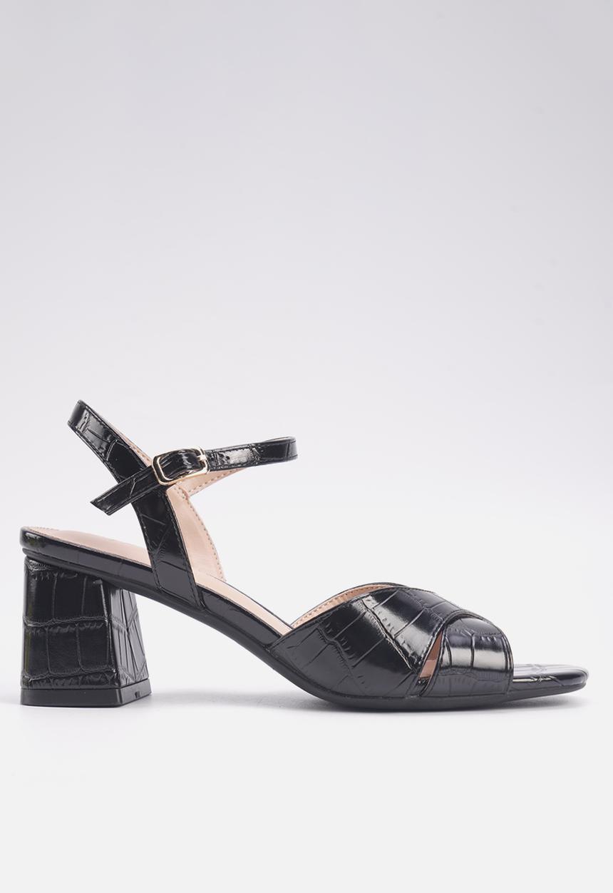 Nine West - Nasime2 ankle strap block heel - black