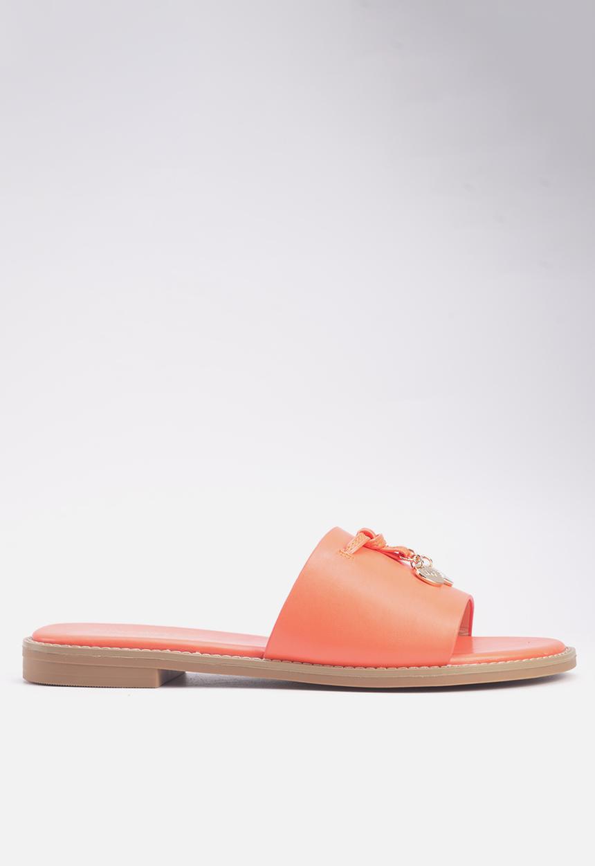 Nine West - Wollon slip on sandal - orange