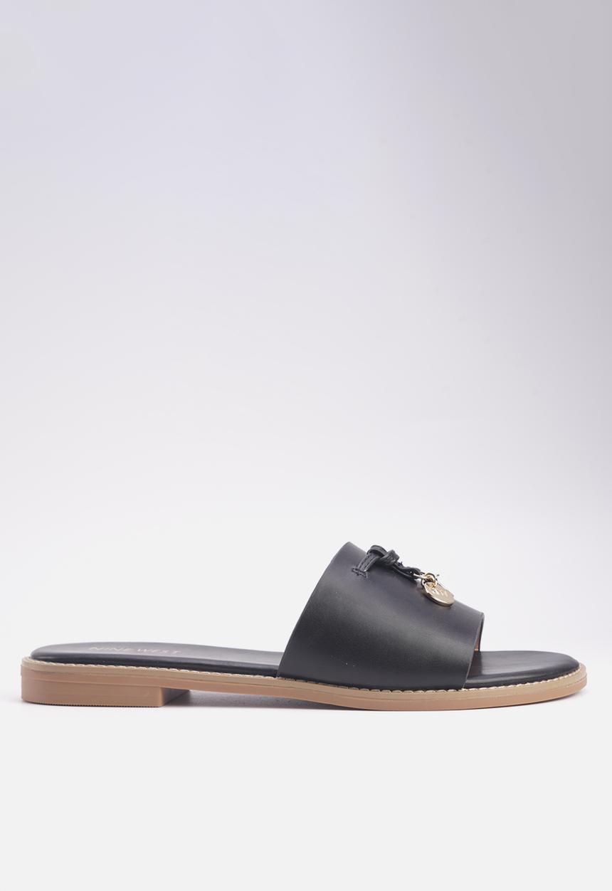 Nine West - Wollon slip on sandal - black