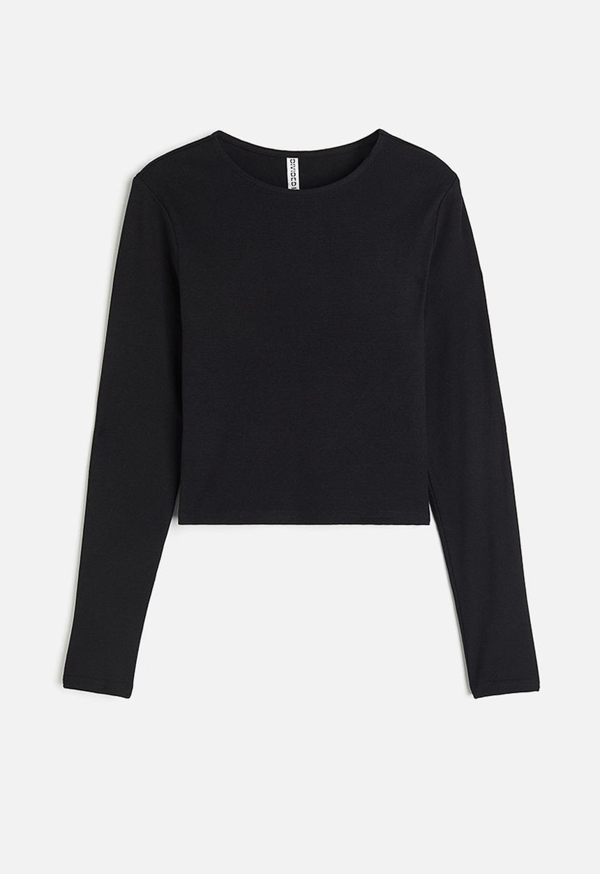 H&M - Ribbed top - black
