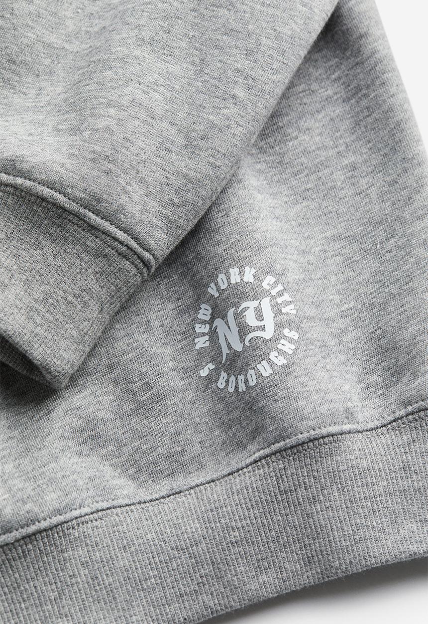 H&M - Sweatshirt - grey marl/take it easy