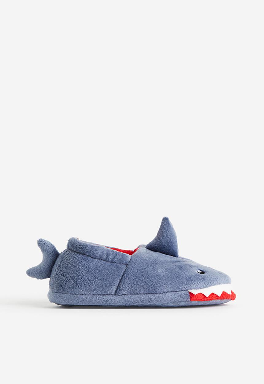 H&M - Soft slippers - blue/shark