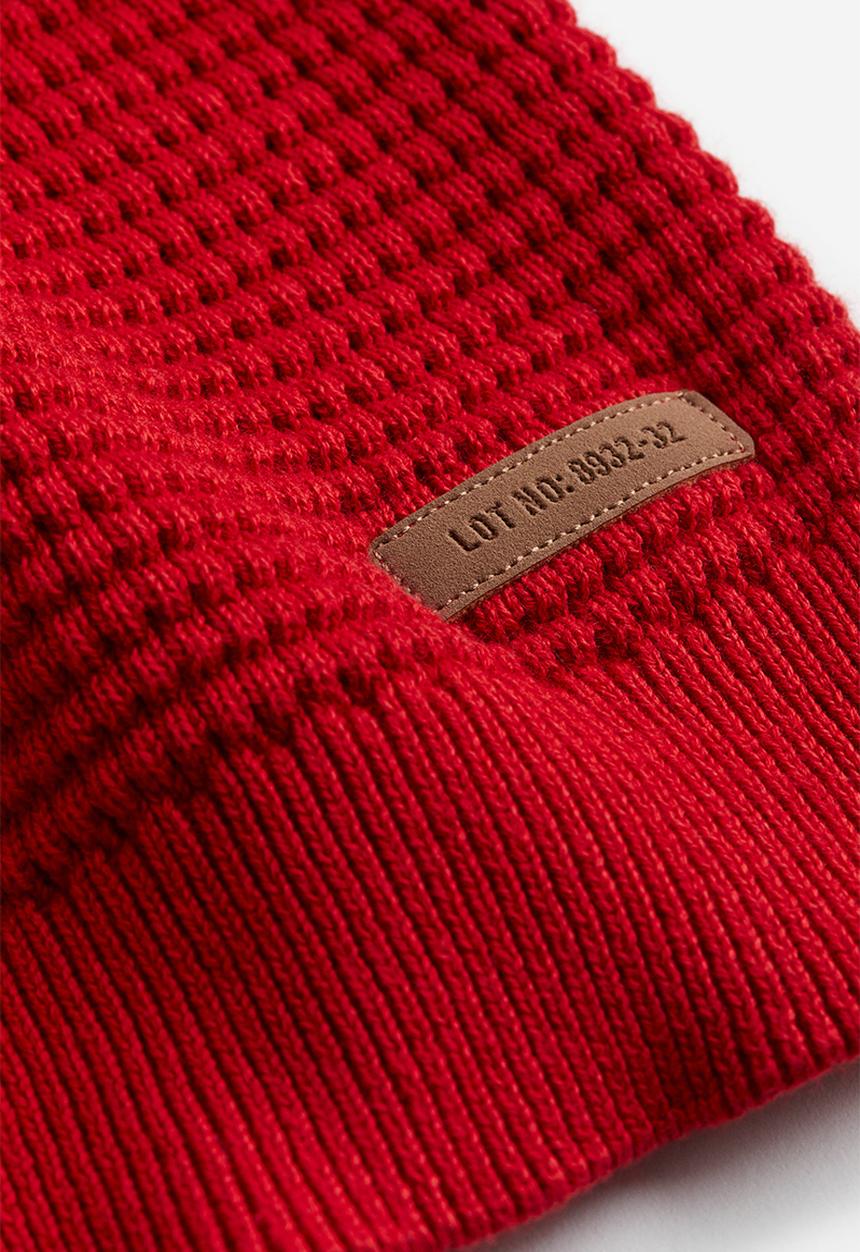 H&M - Waffle-knit jumper - red