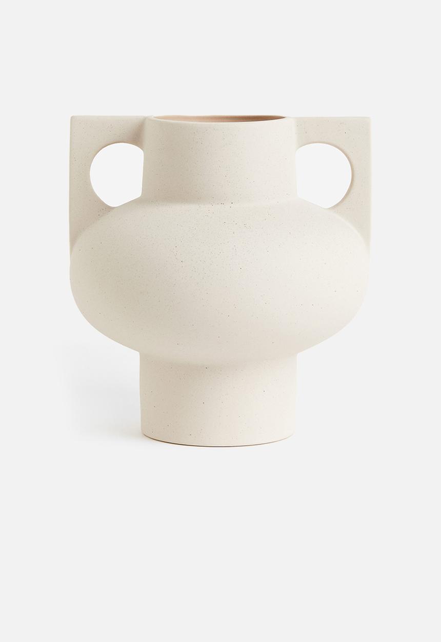 H&M - Large stoneware vase - white