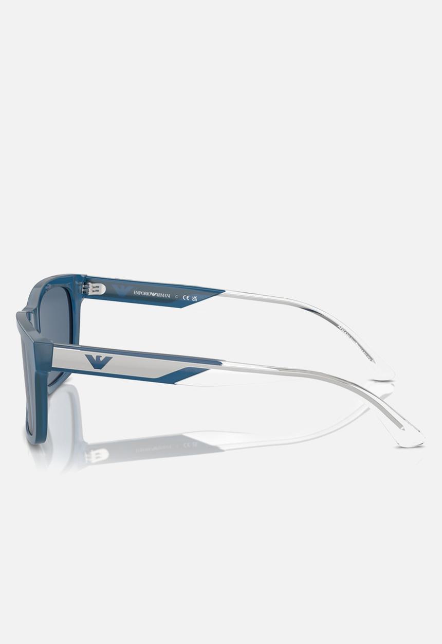 Emporio Armani - 0EA4224 Rectangle - Shiny Opaline Blue