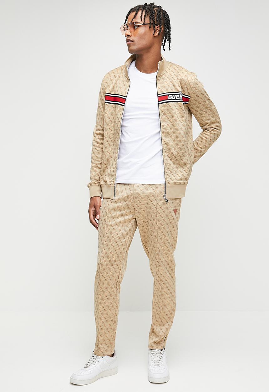 GUESS - Korbin pant - 4g aop beige blanco