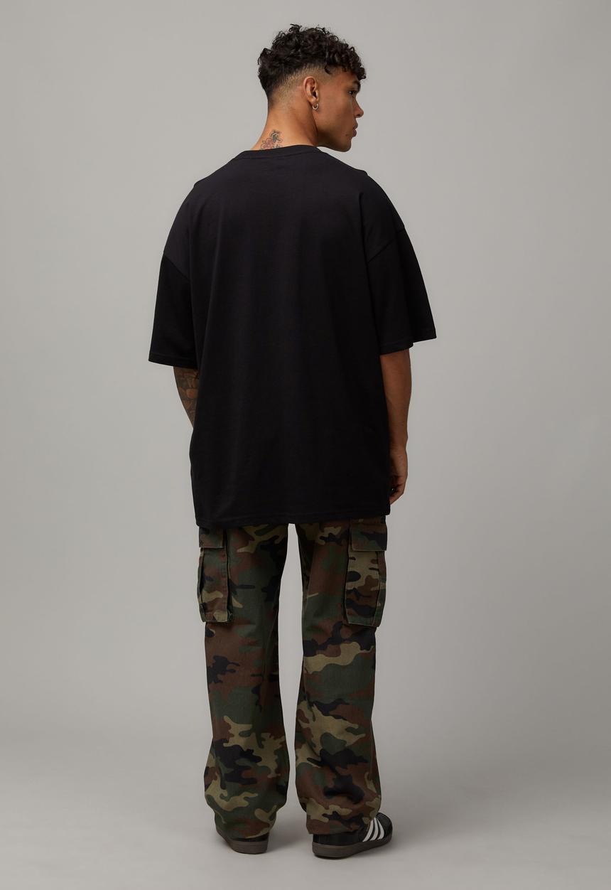 Factorie - Half Half Straight Cargo Pant - Camo