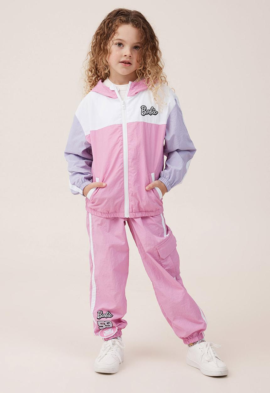 Cotton On - License spray jacket - lcn mat barbie/pink gerbera