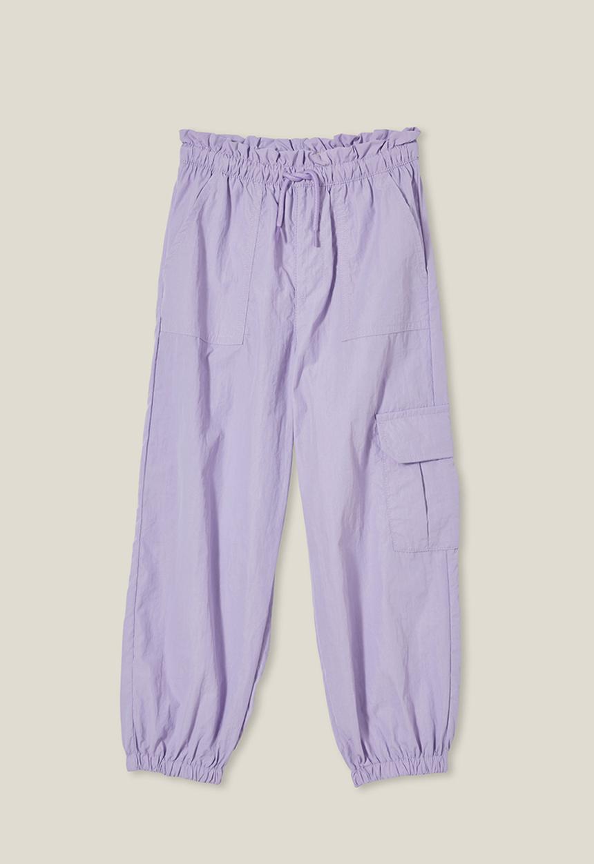 Cotton On - Brittany parachute pant - lilac drop