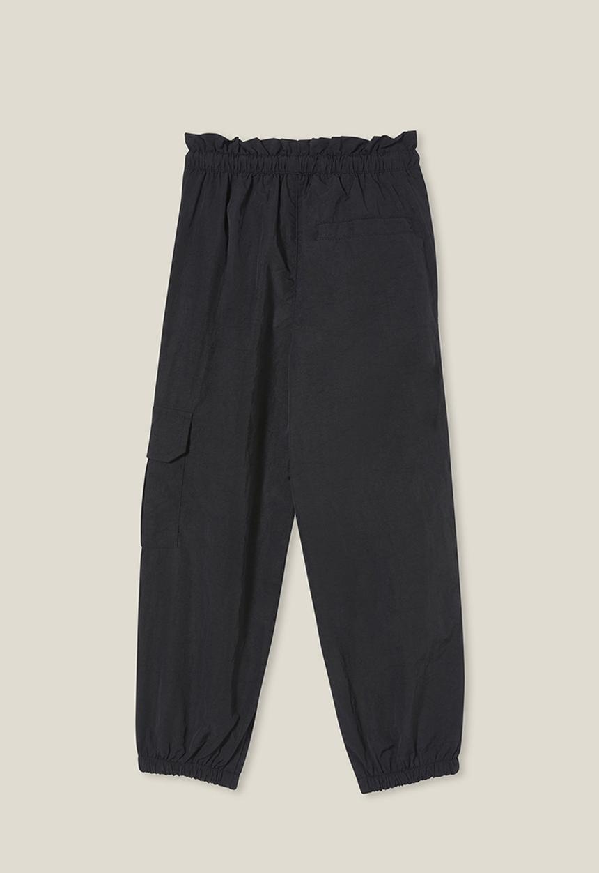 Cotton On - Brittany parachute pant - black