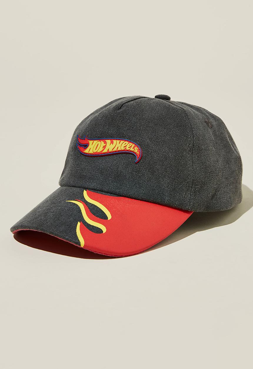 Cotton On - Kids licensed cap - lcn mat hot wheels/phantom
