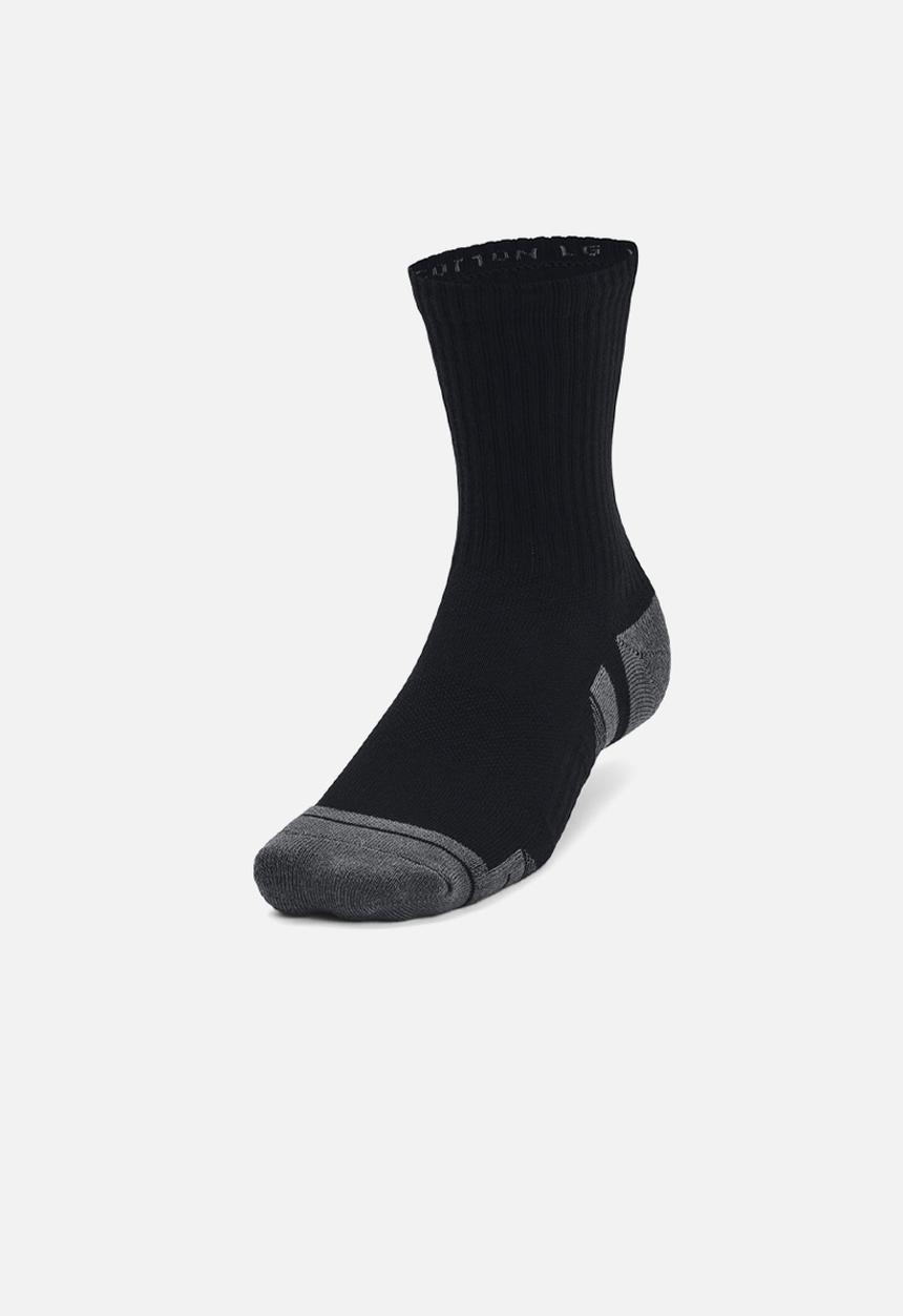 Under Armour - UA Performance Cotton 3pack Mid - black
