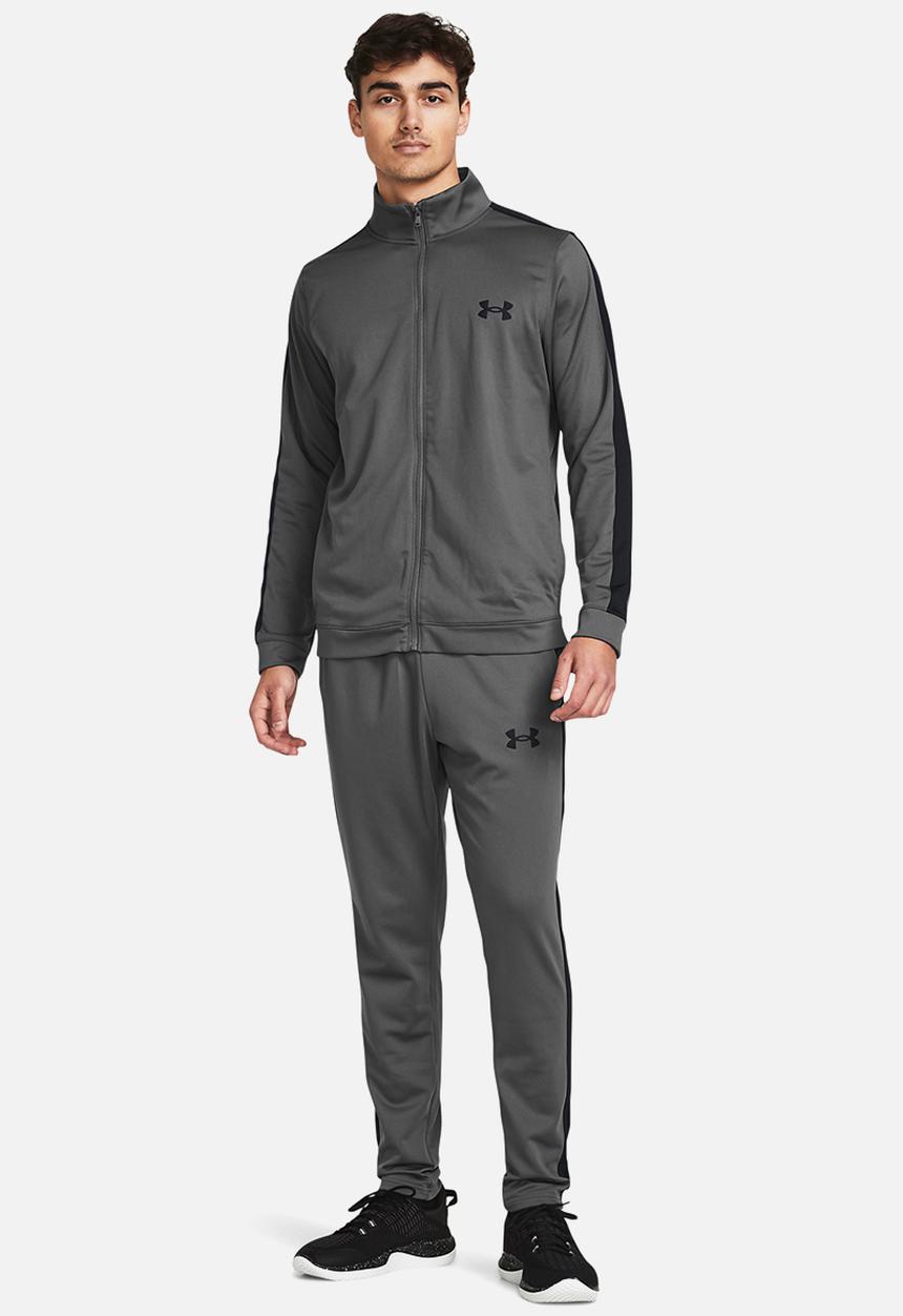 Under Armour - UA Knit Track Suit  set- Castlerock & Black
