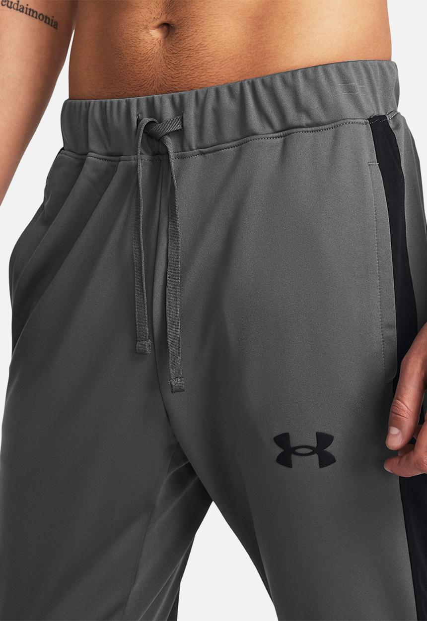 Under Armour - UA Knit Track Suit  set- Castlerock & Black
