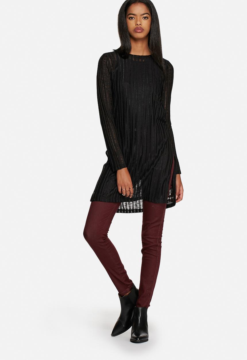 Vero Moda - Tina Rib Slit Top