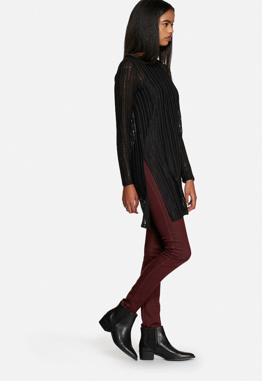 Vero Moda - Tina Rib Slit Top