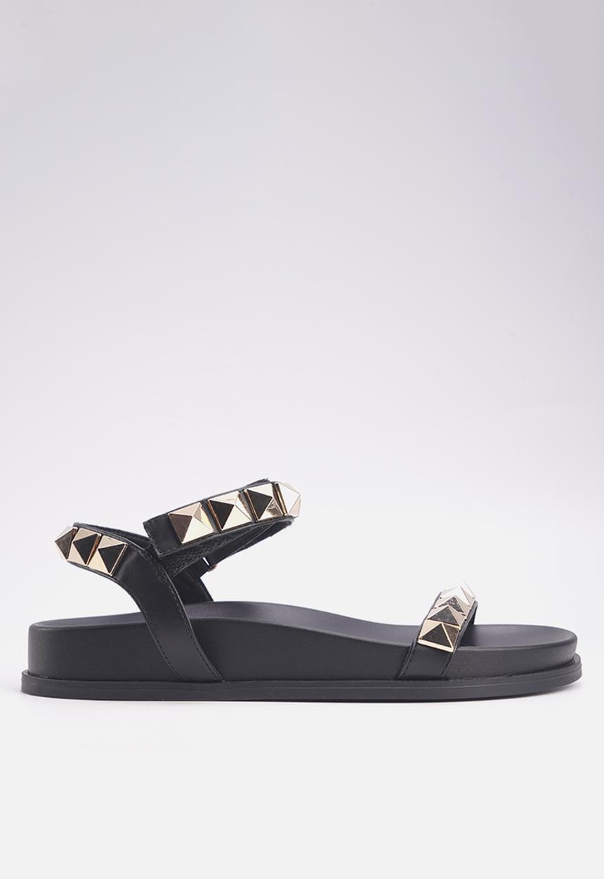 Nine West - Mild ankle strap studded sandal - black