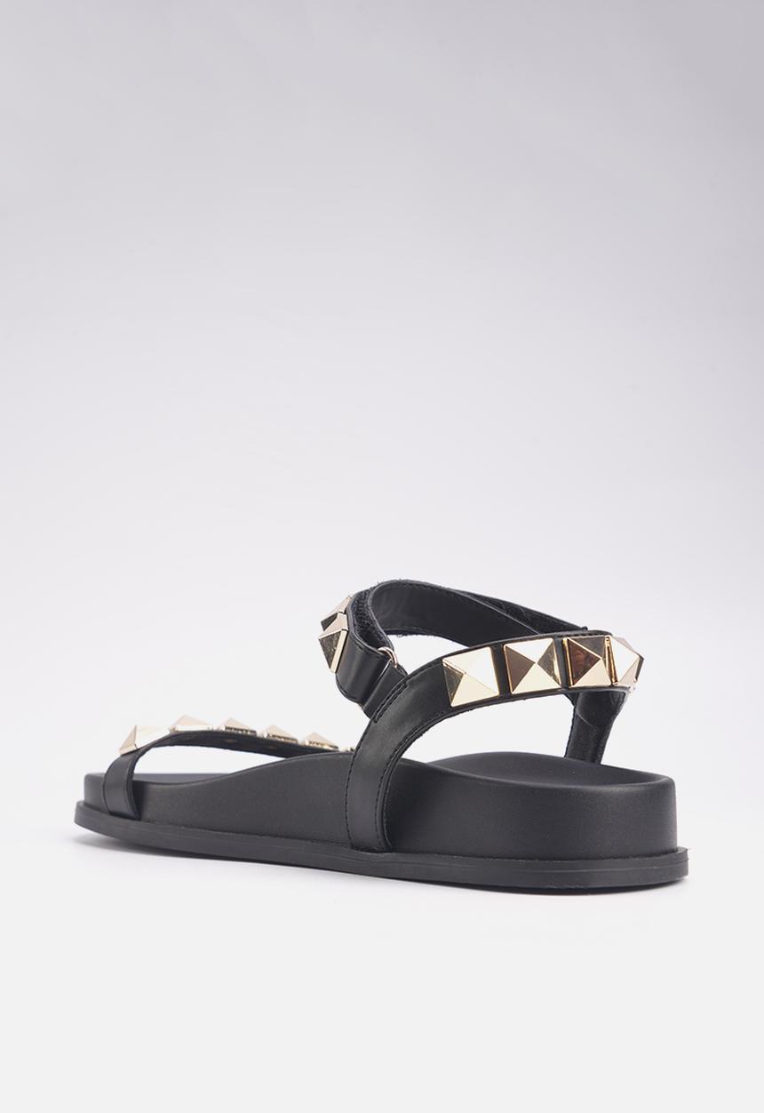 Nine West - Mild ankle strap studded sandal - black