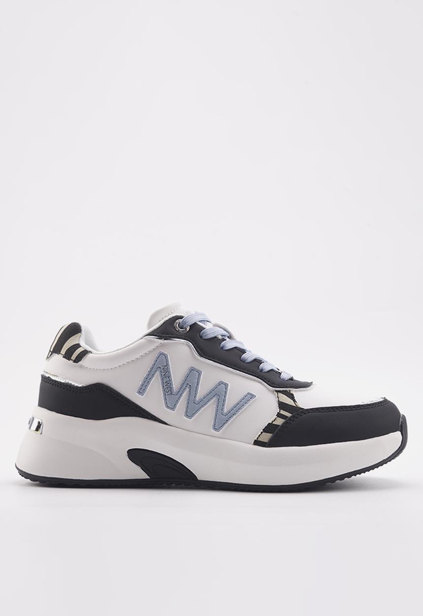Nine West - Relove logo lace up sneaker - black