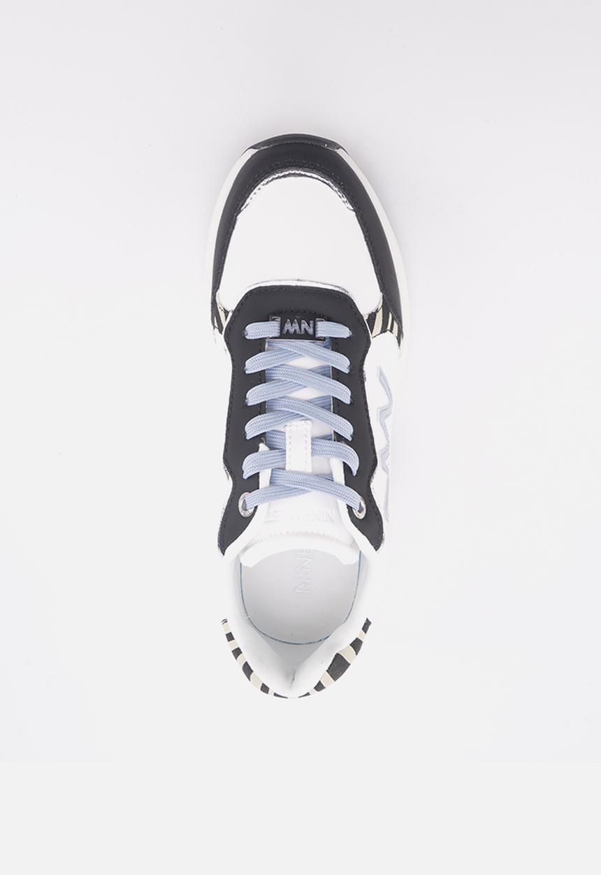 Nine West - Relove logo lace up sneaker - black