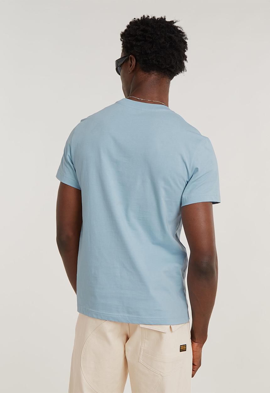 G-STAR - Sunrise slim r t compact jersey o - faze blue