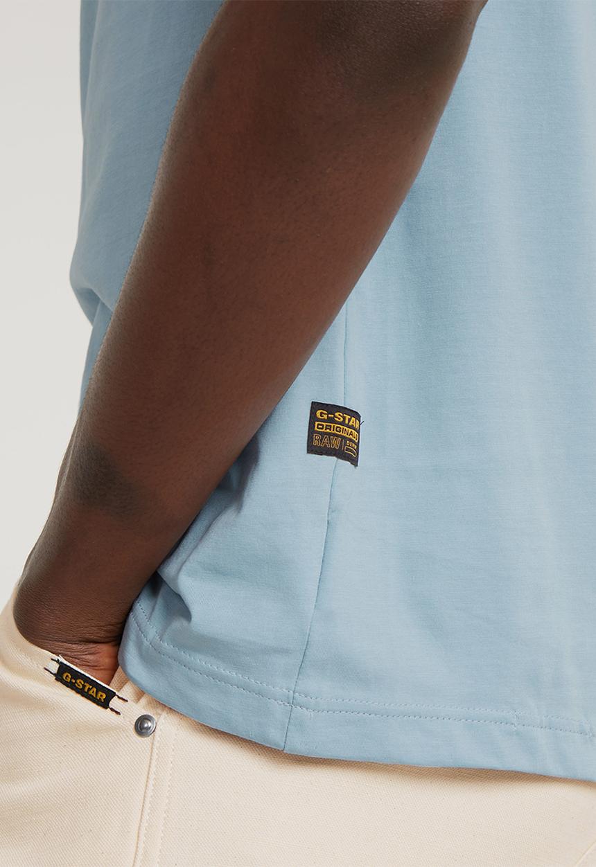 G-STAR - Sunrise slim r t compact jersey o - faze blue
