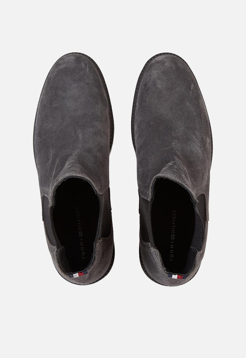 Tommy Hilfiger - Casual cleated suede chelsea - grey