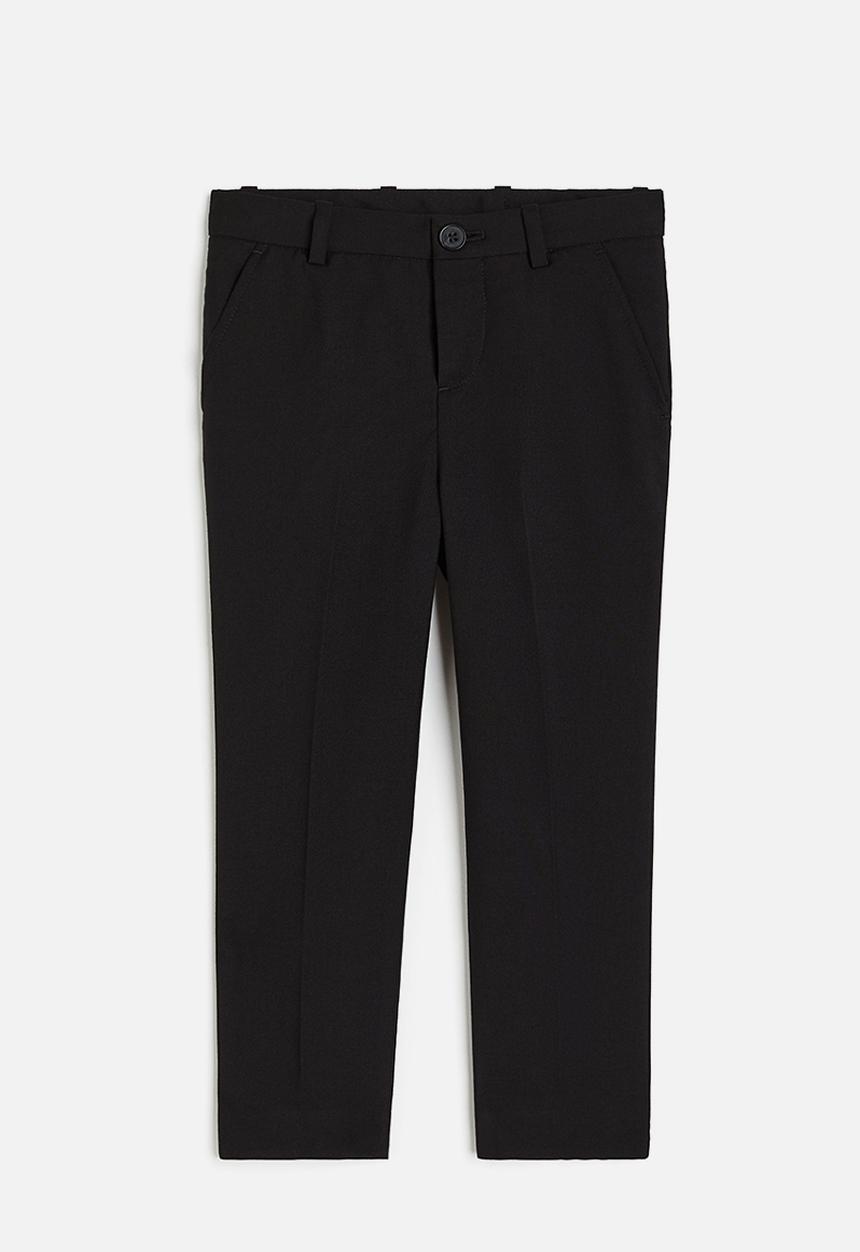 H&M - Slim fit suit trousers - black