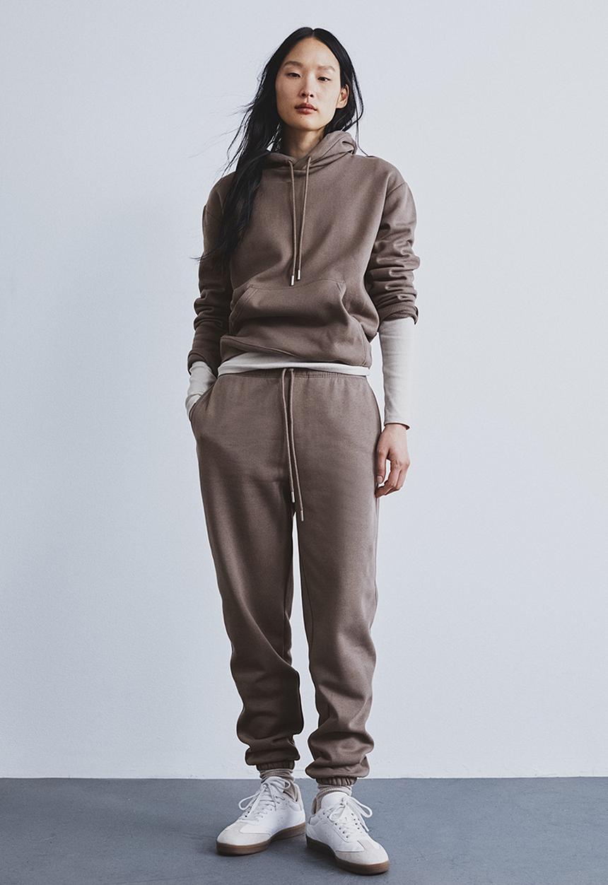 H&M - Cotton-blend sweatpants - beige 