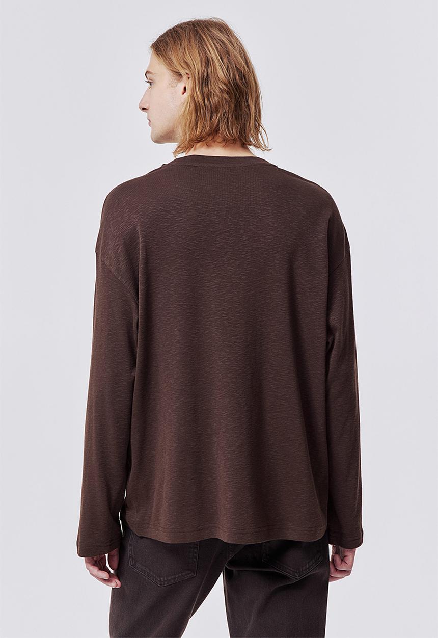 H&M - Loose fit jersey top - brown