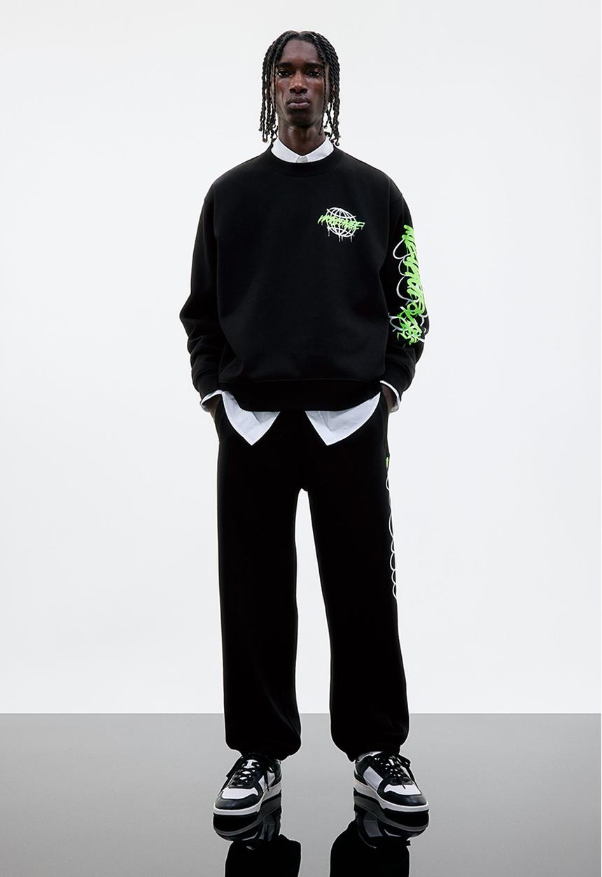 H&M - Loose fit sweatshirt - black