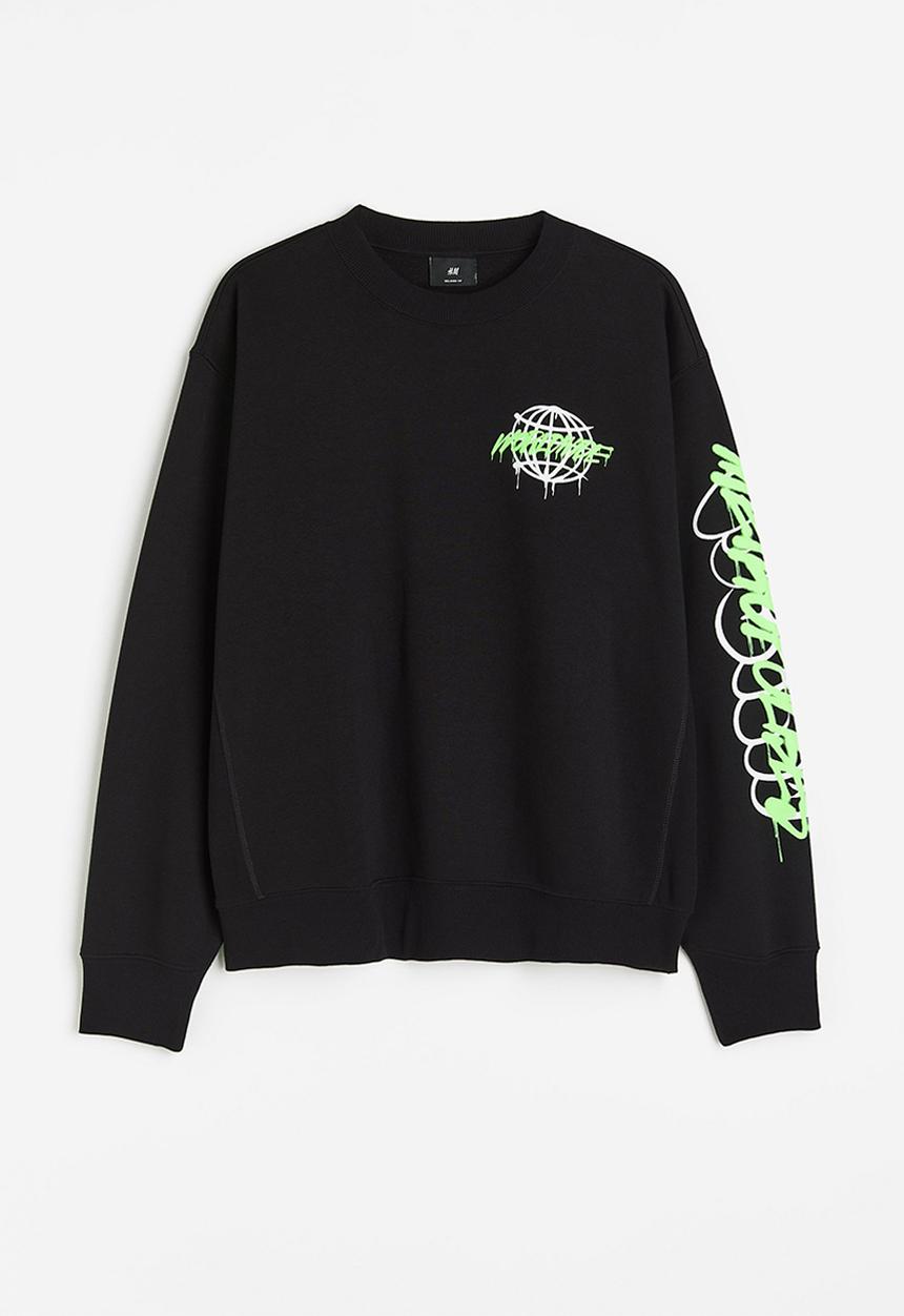 H&M - Loose fit sweatshirt - black