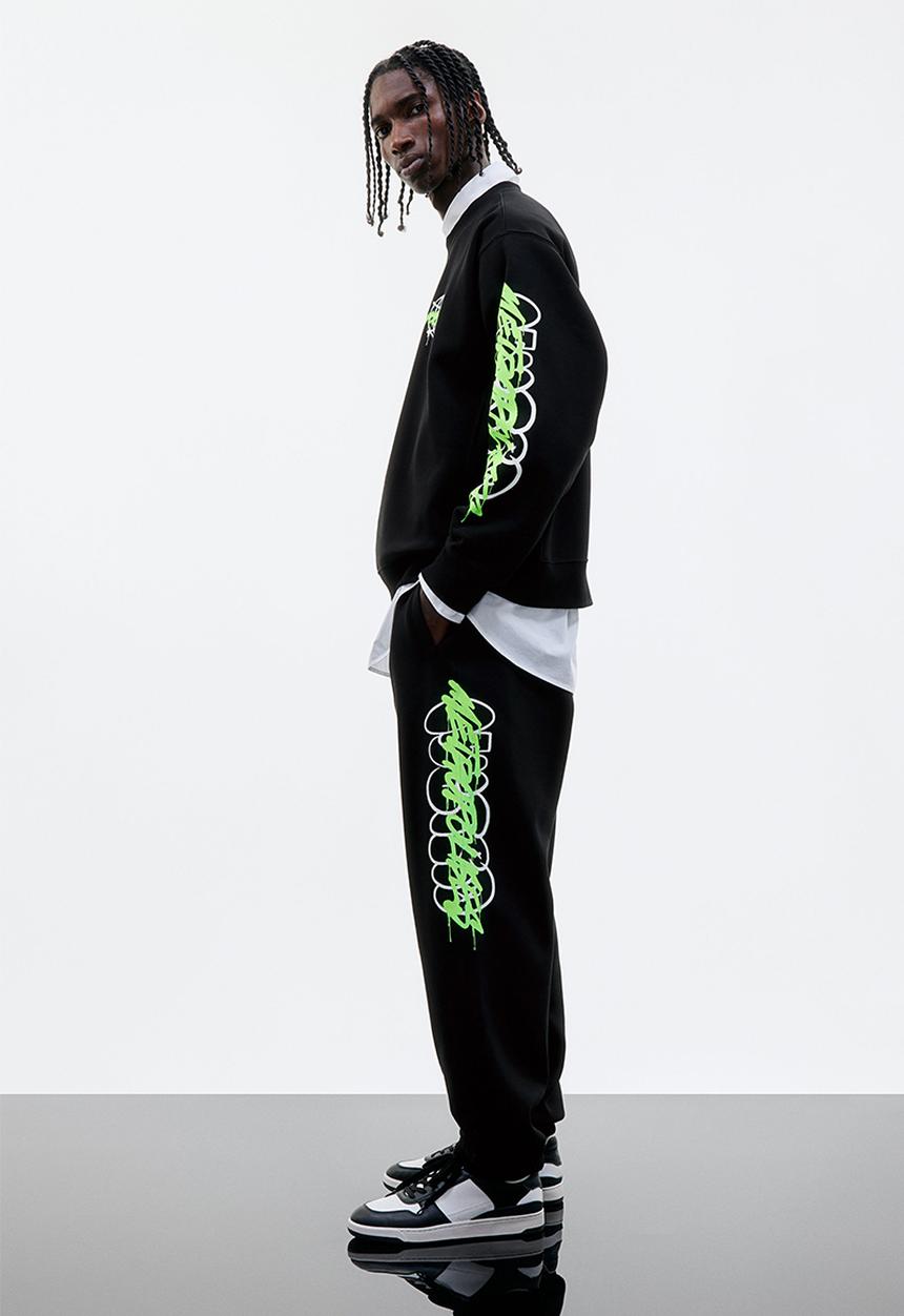 H&M - Loose fit sweatshirt - black