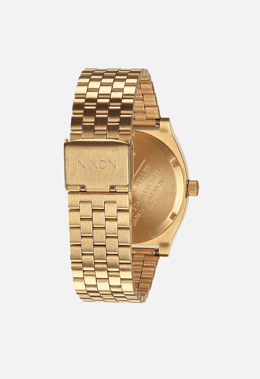 Nixon - Time teller - Gold/oxblood sunray