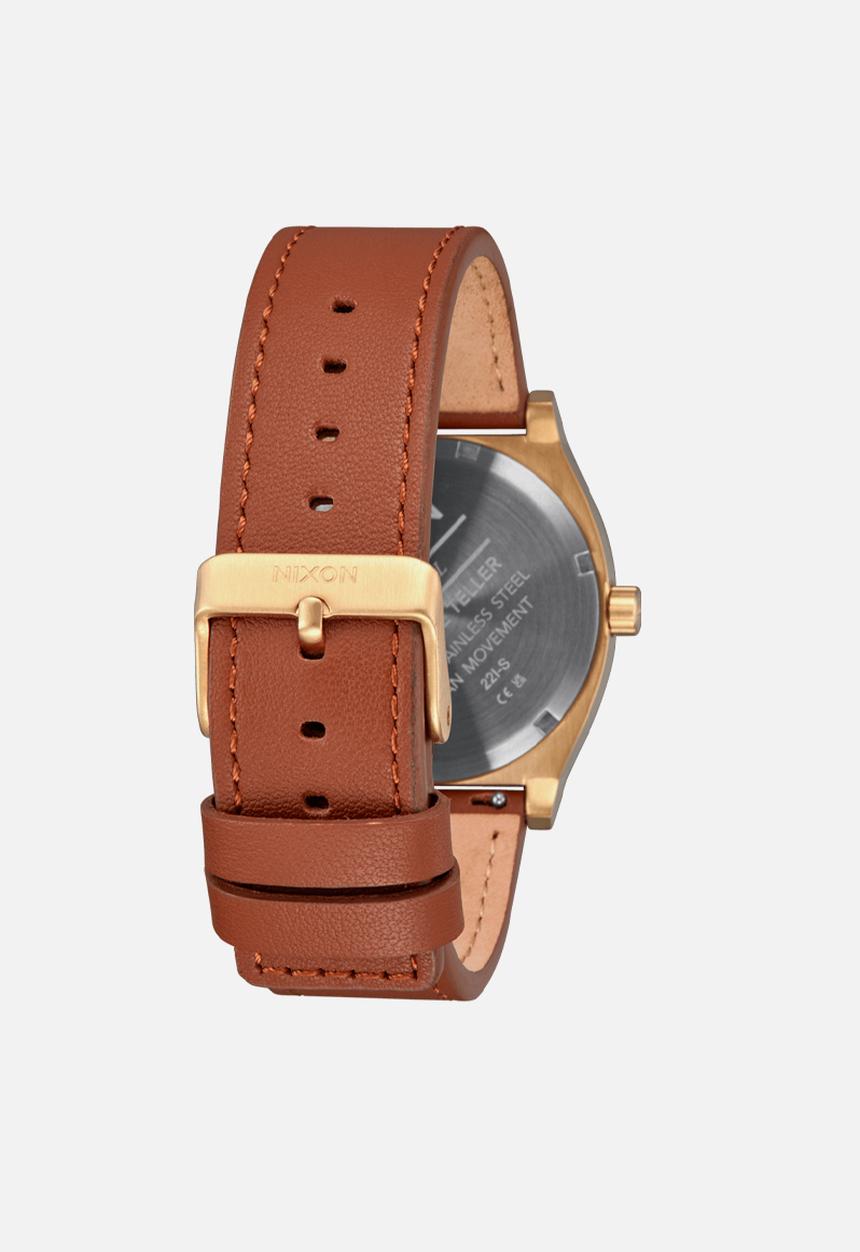Nixon - Time teller - Light gold/white sunray